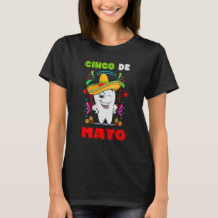Blommigt Dental Tooth Cinco De Mayo Mexican Dentis T Shirt