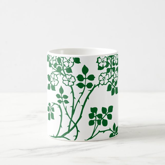 Blommigt Design Coffee Mugg (Center)