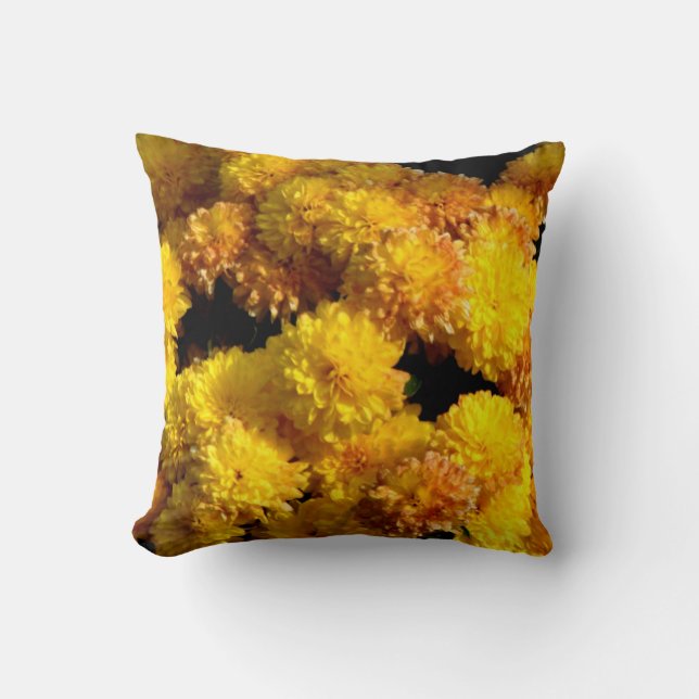 Blommigt Design Dekorativ kudde (Framsida)