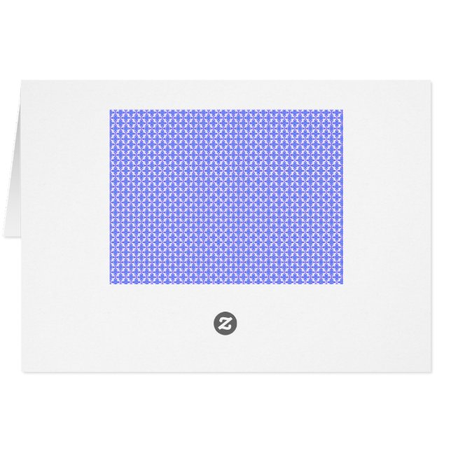 Blommigt Design Mönster Hälsningskort (Baksidan Horizontal)