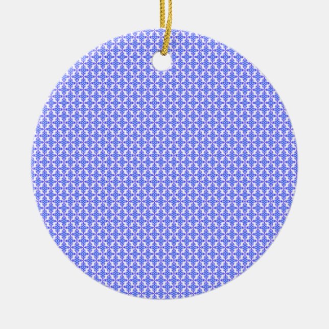 Blommigt Design Mönster Julgransprydnad Keramik (Framsidan)