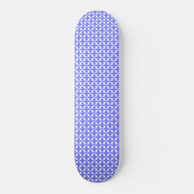 Blommigt Design Mönster Mini Skateboard Bräda 18,5 Cm (Framsida)