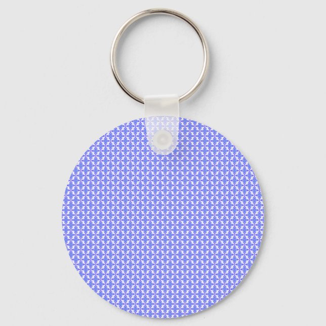 Blommigt Design Mönster Nyckelring (Framsida)