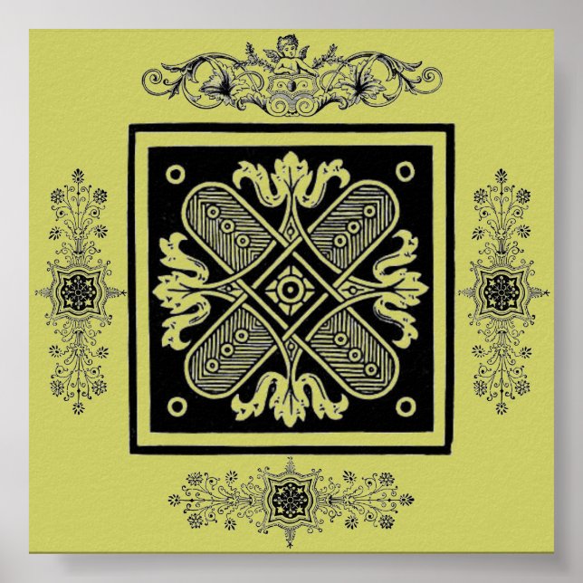 Blommigt Design Poster (Framsidan)