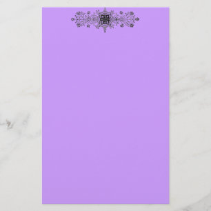 Blommigt Design Stationery Brevpapper