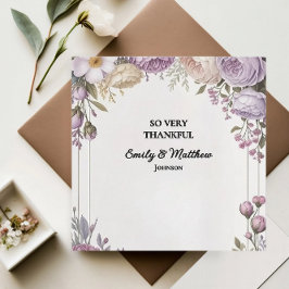 Blommigt Designer för elegant - tack för ditt kort