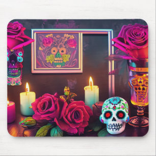 Blommigt Desk Decor for Dia de los Muertos Musmatta