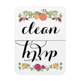Blommigt Dishwasher Magnet