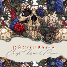 Blommigt Döskallar Ro Blåa blommor Gothic