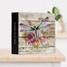 Blommigt Dragonfly Vacation Rental Guest Bok