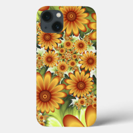 Blommigt Dream, Modern Abstrakt Flower Fractal Art