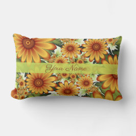 Blommigt Dream, Modern Abstrakt Flower Fractal Nam Lumbarkudde