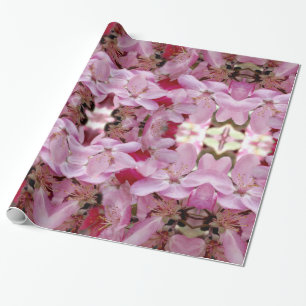 Blommigt Dream Wrapping Papper, 30 x 6 ft Presentpapper