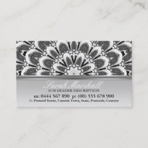Blommigt Dreams Fantasy w. Affärskortet Logotyp Visitkort
