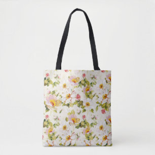 Blommigt Dreams nummer 8 i Susiejayne Tote Bag Tygkasse