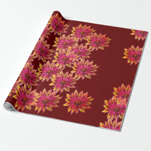 Blommigt DreM fLOWERS dIGITAL teckning Presentpapper