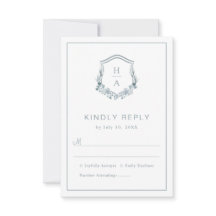 Blommigt Dusty Blue Bröllop