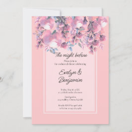 Blommigt Dusty Ro Rehearsal Middag Inbjudningar