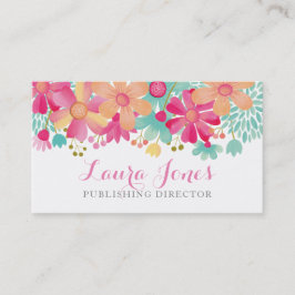 Blommigt Editor Publishing Director Manager Tidsbeställning Kort