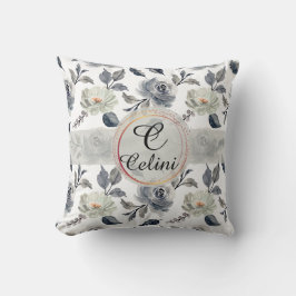 Blommigt Elegance: A Stunning Watercolor Mönster Kudde