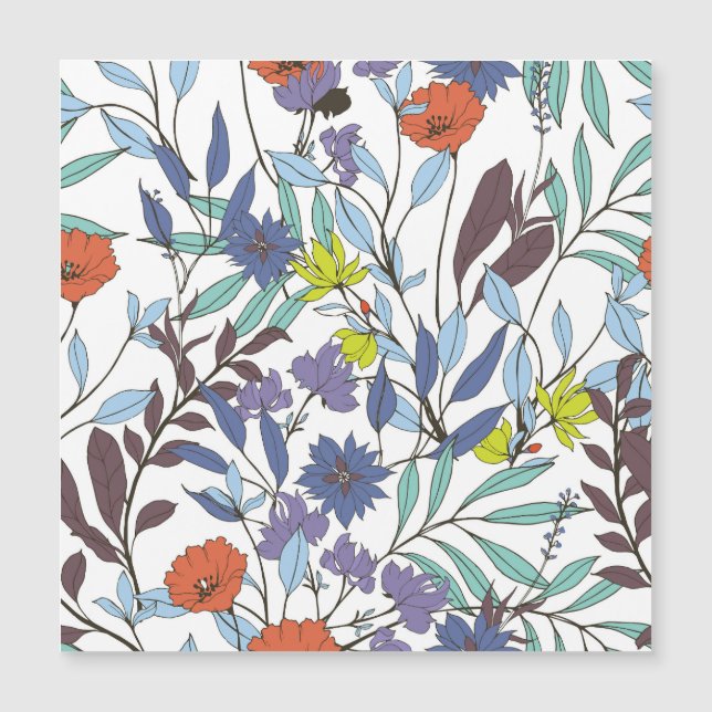 Blommigt Elegance, Abstrakt Vintage Background. (Framsida)