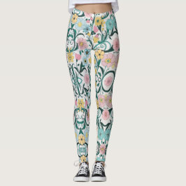 Blommigt Elegance Leggings