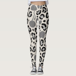"Blommigt Elegance Leggings - Ai design