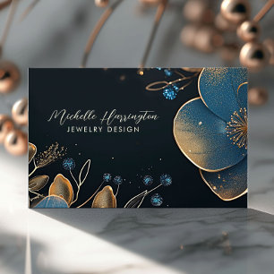 Blommigt Elegance Luxe Jewelry Designer Visitkort