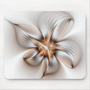 Blommigt Elegance Modern Abstrakt Fractal Art Musmatta