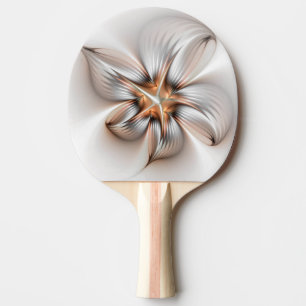 Blommigt Elegance Modern Abstrakt Fractal Art Pingisracket