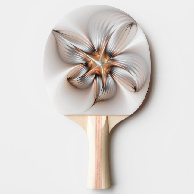 Blommigt Elegance Modern Abstrakt Fractal Art Pingisracket (Framsidan)