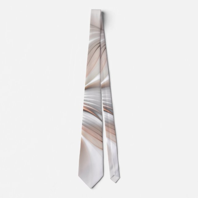 Blommigt Elegance Modern Abstrakt Fractal Art Slips (Framsida)