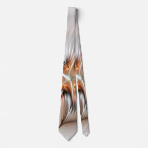 Blommigt Elegance Modern Abstrakt Fractal Art Slips