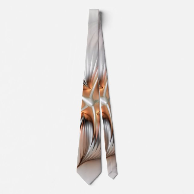 Blommigt Elegance Modern Abstrakt Fractal Art Slips (Framsida)
