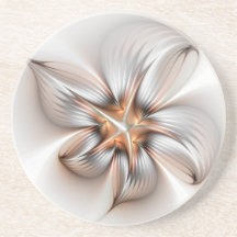 Blommigt Elegance Modern Abstrakt Fractal Art