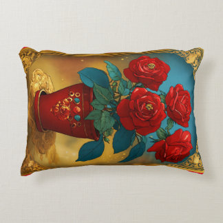 "Blommigt Elegance: Printing Pillow Blooming w Prydnadskudde