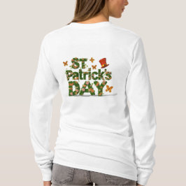 Blommigt Elegance: St. Patrick Day FUNNY T Shirt