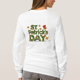 Blommigt Elegance: St. Patrick Day FUNNY T Shirt