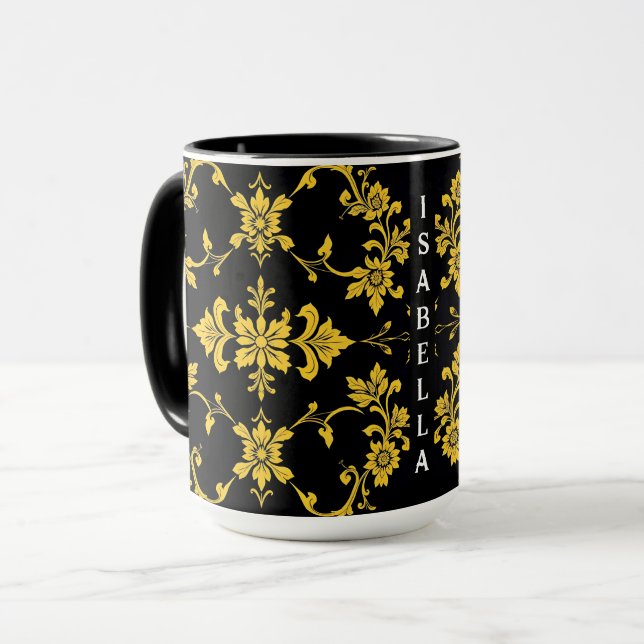 Blommigt Elegant lyx Modern samling Mugg (Framsida vänster)
