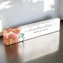 Blommigt Elegant Modern vattenfärgsfärg Klistra in