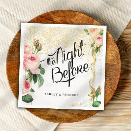 Blommigt Elegant natten före förnyad provdockor Pappersservett