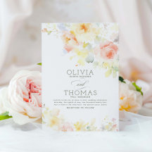 Blommigt Elegant Sommar Garden Wedding Wedding