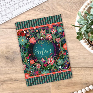 Blommigt Elegant Söt Modern Lycklig Mor:s dag i Kort