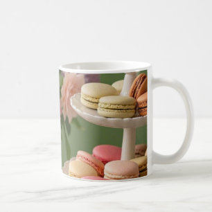 Blommigt elegant tekopp Hjärtdrottning Kaffemugg