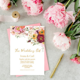 BLOMMIGT Embrace Matrimony Bröllop Inbjudningar