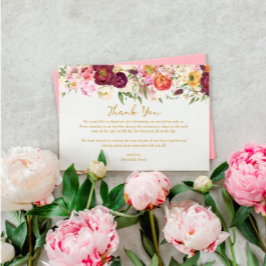 BLOMMIGT Embrace Matrimony Bröllop Tack Kort
