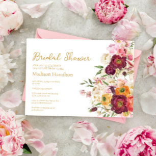 BLOMMIGT Embrace Matrimony-Möhippa Inbjudningar