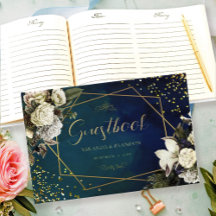 Blommigt Emerald Grönt Guld Utandning Bröllop