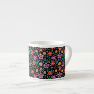 Blommigt Espresso Mugg Espressomugg