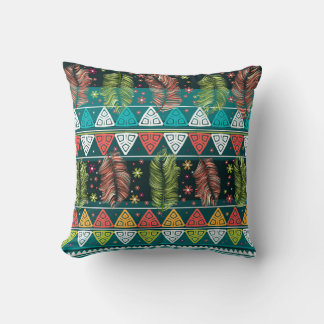 Blommigt Ethnic Doodle: Gentle Vintage. Kudde